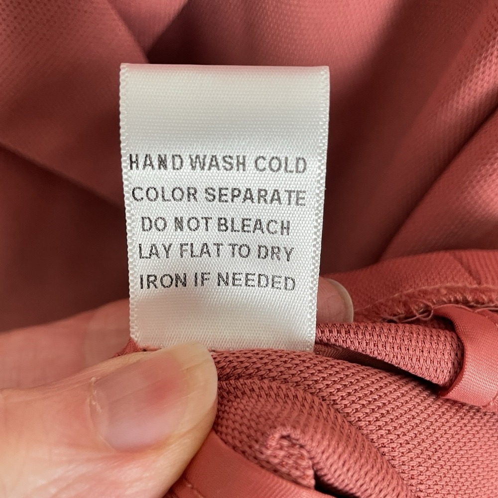 Gilli Womens Dusty‎ Rose Double Breasted Blazer 2X Career Oversized Minimalist - Picture 6 of 7